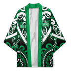Custom Aotearoa Ngati Maniapoto Kimono Maori Tribal Pattern