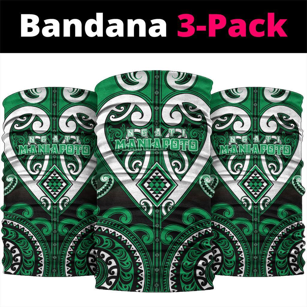 Aotearoa Ngati Maniapoto Neck Gaiter Maori Tribal Pattern