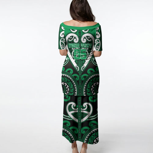 Custom Aotearoa Ngati Maniapoto Puletasi Maori Tribal Pattern