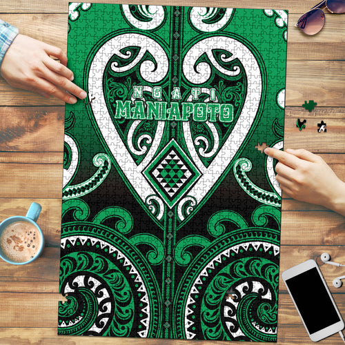 Aotearoa Ngati Maniapoto Puzzle Maori Tribal Pattern