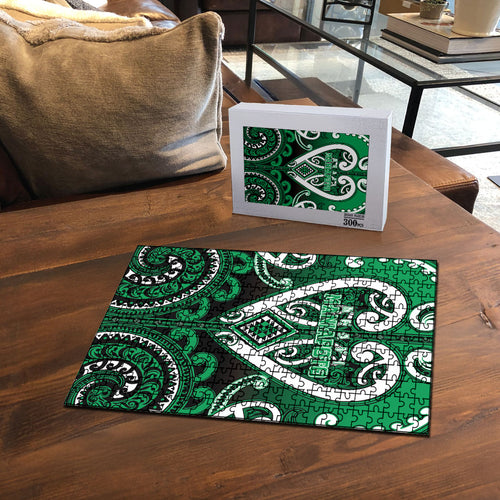 Aotearoa Ngati Maniapoto Puzzle Maori Tribal Pattern