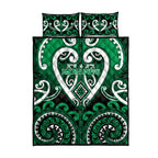Aotearoa Ngati Maniapoto Quilt Bed Set Maori Tribal Pattern