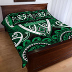 Aotearoa Ngati Maniapoto Quilt Bed Set Maori Tribal Pattern
