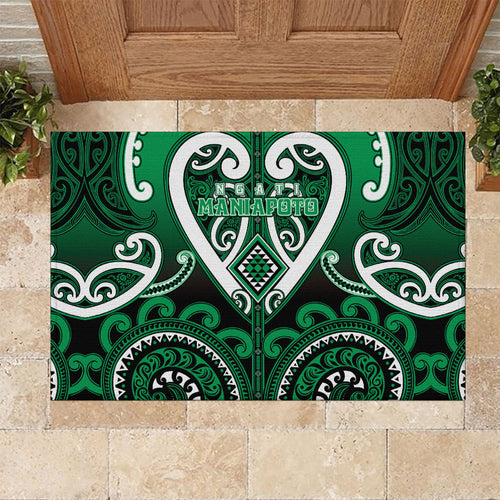 Aotearoa Ngati Maniapoto Rubber Doormat Maori Tribal Pattern