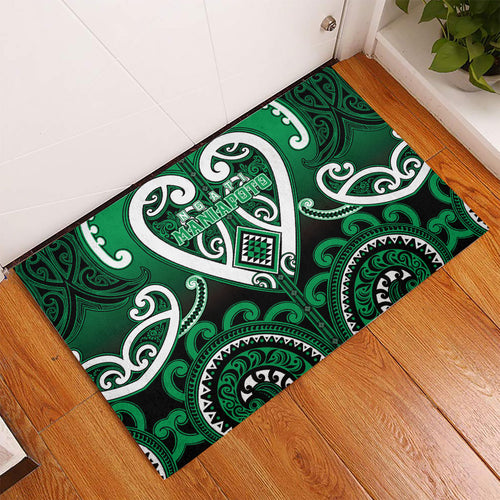 Aotearoa Ngati Maniapoto Rubber Doormat Maori Tribal Pattern
