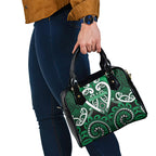 Aotearoa Ngati Maniapoto Shoulder Handbag Maori Tribal Pattern