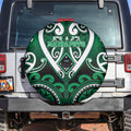 Aotearoa Ngati Maniapoto Spare Tire Cover Maori Tribal Pattern