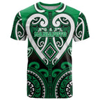 Custom Aotearoa Ngati Maniapoto T Shirt Maori Tribal Pattern