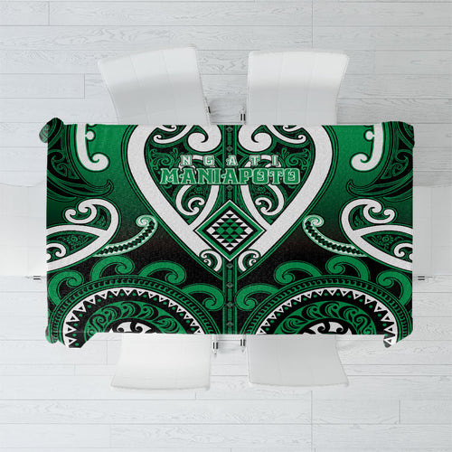 Aotearoa Ngati Maniapoto Tablecloth Maori Tribal Pattern
