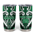 Custom Aotearoa Ngati Maniapoto Tumbler Cup Maori Tribal Pattern