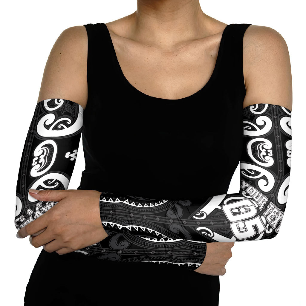 Custom Aotearoa Ngati Raukawa Arm Sleeves Maori Tribal Pattern