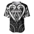 Custom Aotearoa Ngati Raukawa Baseball Jersey Maori Tribal Pattern