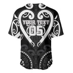 Custom Aotearoa Ngati Raukawa Baseball Jersey Maori Tribal Pattern