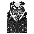 Custom Aotearoa Ngati Raukawa Basketball Jersey Maori Tribal Pattern