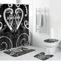 Aotearoa Ngati Raukawa Bathroom Set Maori Tribal Pattern