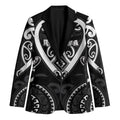 Custom Aotearoa Ngati Raukawa Blazer Maori Tribal Pattern