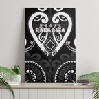 Aotearoa Ngati Raukawa Canvas Wall Art Maori Tribal Pattern