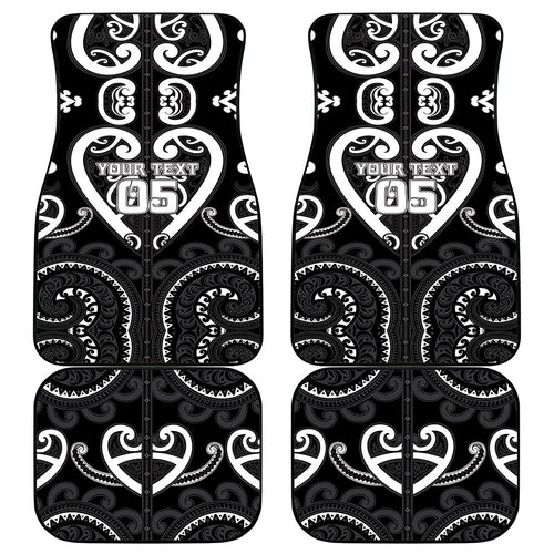 Custom Aotearoa Ngati Raukawa Car Mats Maori Tribal Pattern