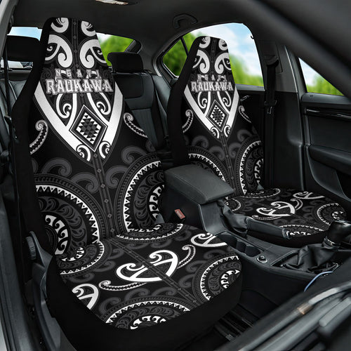 Aotearoa Ngati Raukawa Car Seat Cover Maori Tribal Pattern