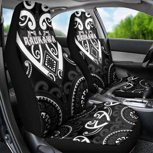 Aotearoa Ngati Raukawa Car Seat Cover Maori Tribal Pattern