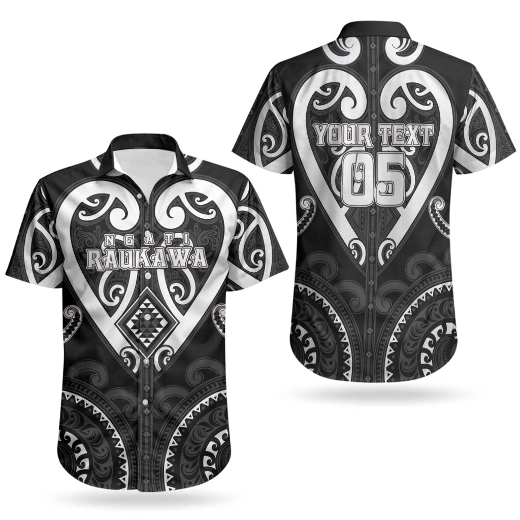 Custom Aotearoa Ngati Raukawa Couples Matching Summer Maxi Dress and Hawaiian Shirt Maori Tribal Pattern