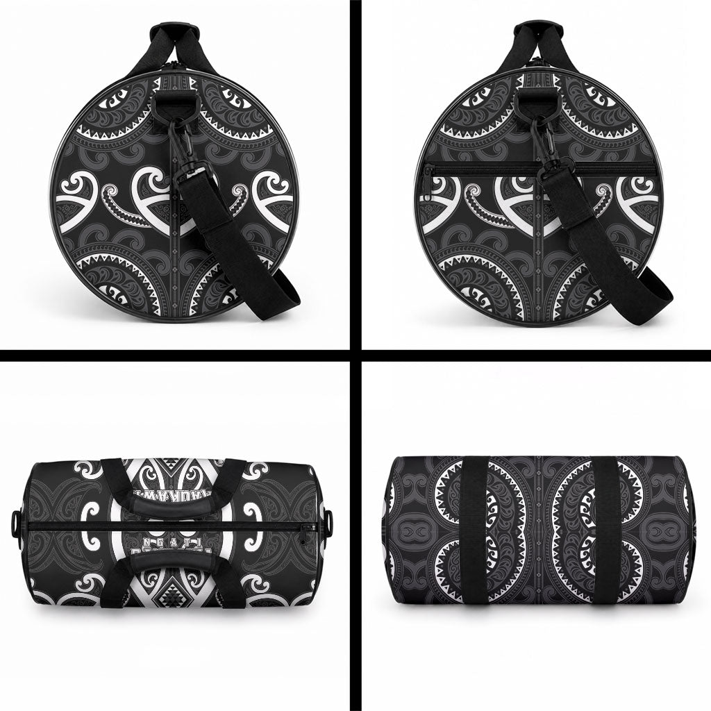 Aotearoa Ngati Raukawa Duffle Bag Maori Tribal Pattern