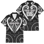 Custom Aotearoa Ngati Raukawa Family Matching Long Sleeve Bodycon Dress and Hawaiian Shirt Maori Tribal Pattern
