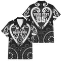 Custom Aotearoa Ngati Raukawa Family Matching Summer Maxi Dress and Hawaiian Shirt Maori Tribal Pattern