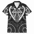 Custom Aotearoa Ngati Raukawa Hawaiian Shirt Maori Tribal Pattern