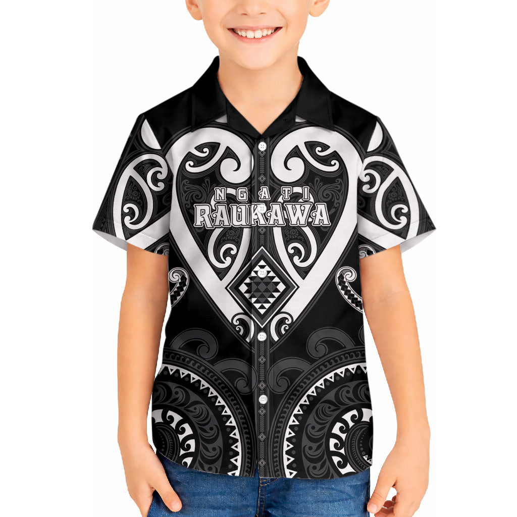Custom Aotearoa Ngati Raukawa Hawaiian Shirt Maori Tribal Pattern