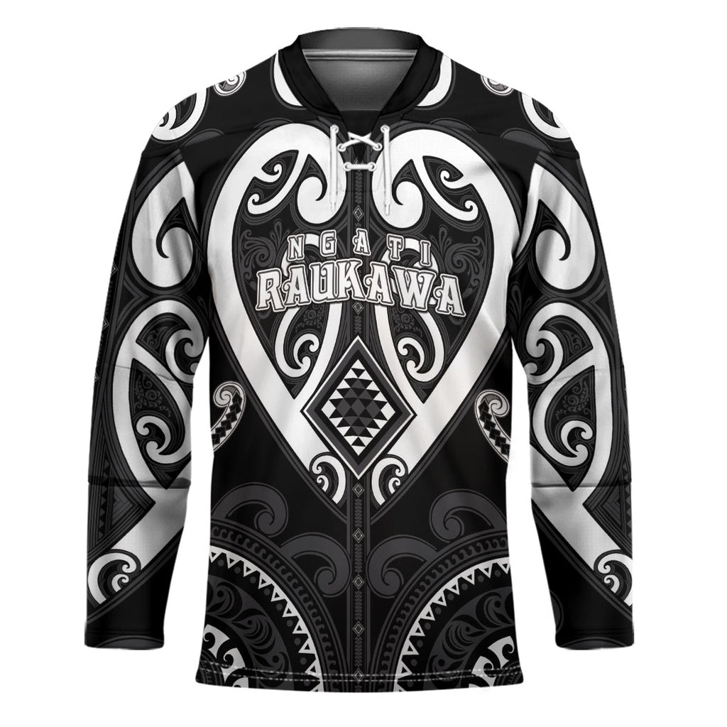Custom Aotearoa Ngati Raukawa Hockey Jersey Maori Tribal Pattern