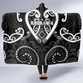 Aotearoa Ngati Raukawa Hooded Blanket Maori Tribal Pattern