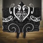 Aotearoa Ngati Raukawa Hooded Blanket Maori Tribal Pattern