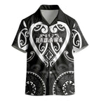 Custom Aotearoa Ngati Raukawa Kid Hawaiian Shirt Maori Tribal Pattern