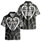 Custom Aotearoa Ngati Raukawa Kid Hawaiian Shirt Maori Tribal Pattern