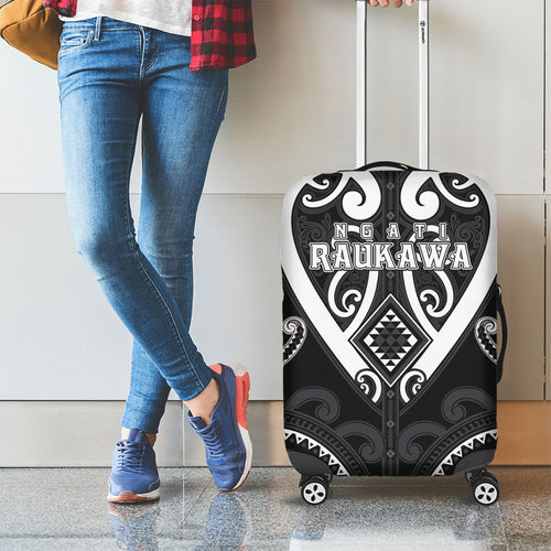 Aotearoa Ngati Raukawa Luggage Cover Maori Tribal Pattern