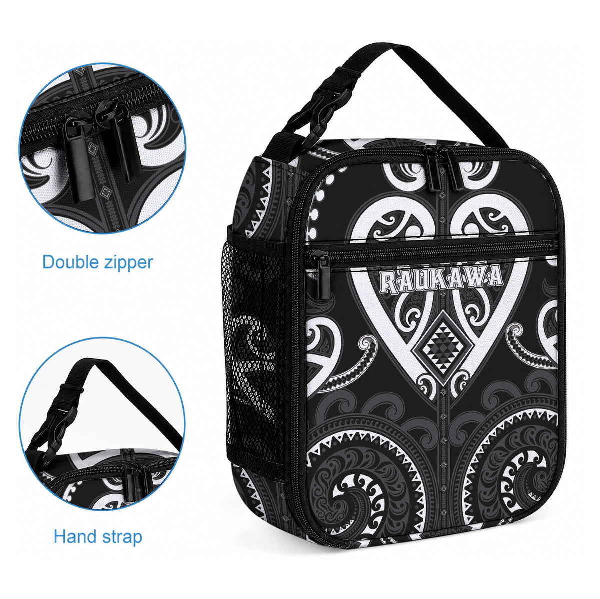 Aotearoa Ngati Raukawa Lunch Bag Maori Tribal Pattern