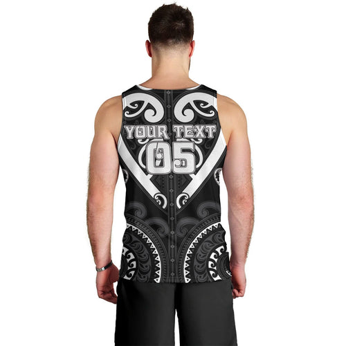 Custom Aotearoa Ngati Raukawa Men Tank Top Maori Tribal Pattern