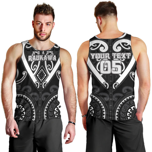 Custom Aotearoa Ngati Raukawa Men Tank Top Maori Tribal Pattern