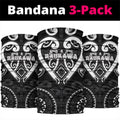 Aotearoa Ngati Raukawa Neck Gaiter Maori Tribal Pattern