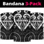 Aotearoa Ngati Raukawa Neck Gaiter Maori Tribal Pattern