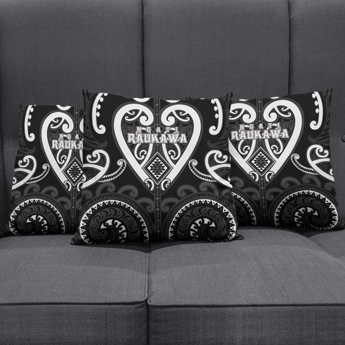 Aotearoa Ngati Raukawa Pillow Cover Maori Tribal Pattern