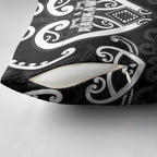 Aotearoa Ngati Raukawa Pillow Cover Maori Tribal Pattern
