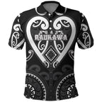 Custom Aotearoa Ngati Raukawa Polo Shirt Maori Tribal Pattern