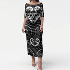 Custom Aotearoa Ngati Raukawa Puletasi Maori Tribal Pattern