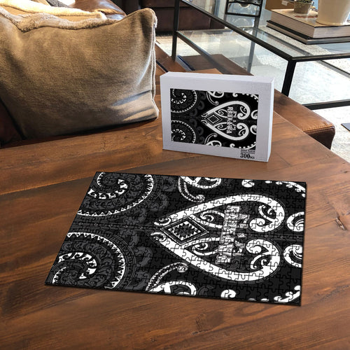 Aotearoa Ngati Raukawa Puzzle Maori Tribal Pattern