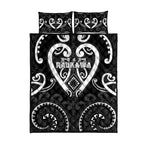 Aotearoa Ngati Raukawa Quilt Bed Set Maori Tribal Pattern