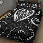 Aotearoa Ngati Raukawa Quilt Bed Set Maori Tribal Pattern