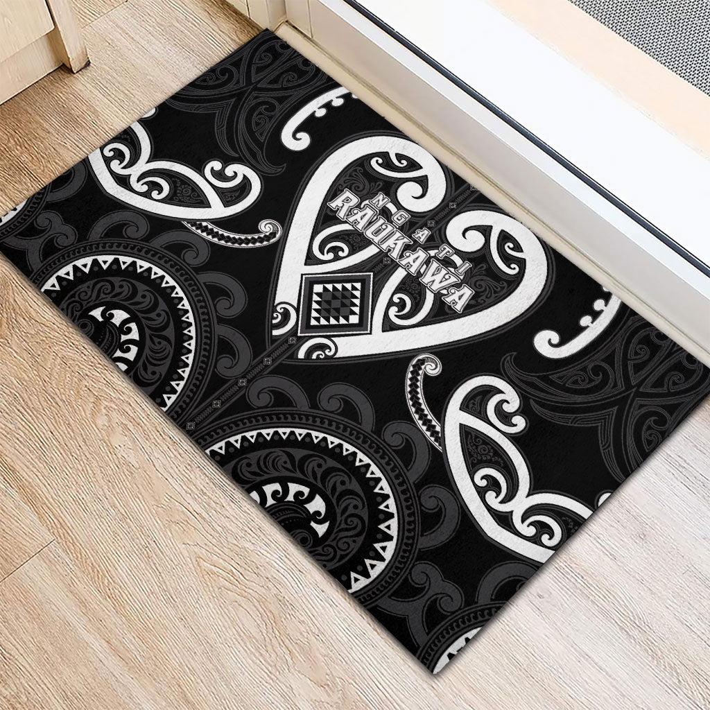 Aotearoa Ngati Raukawa Rubber Doormat Maori Tribal Pattern