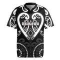 Custom Aotearoa Ngati Raukawa Rugby Jersey Maori Tribal Pattern